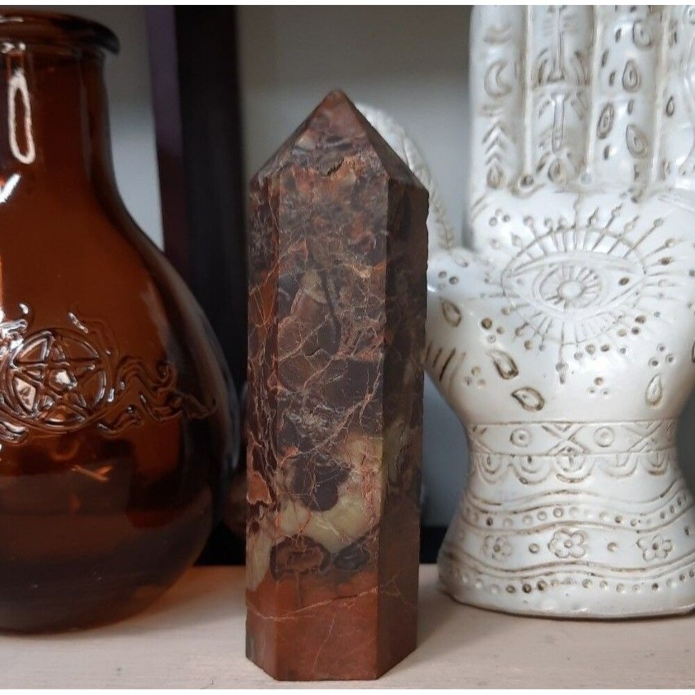 Money Agate Crystal Tower